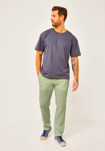 Picture of Tall Men Linen Cotton Trousers Halifax L36 & L38 Inches