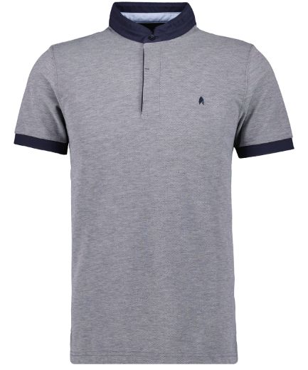 Image de Tall Polo Col Montant, bleu foncé mélangé