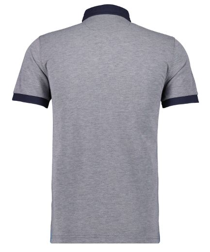 Image de Tall Polo Col Montant, bleu foncé mélangé