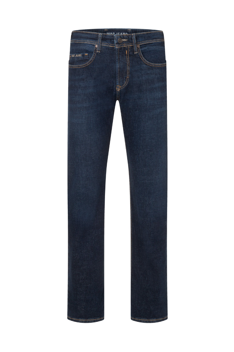 Image de Tall Hommes Jean MAC Ben Loose Fit Longueur L36 & L38 Pouces, dark blue vintage