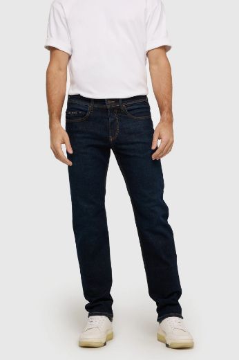 Image de Tall Hommes Jean MAC Ben Loose Fit Longueur L36 & L38 Pouces, dark blue vintage