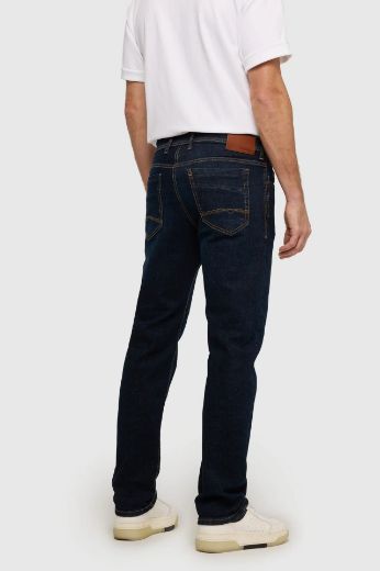 Image de Tall Hommes Jean MAC Ben Loose Fit Longueur L36 & L38 Pouces, dark blue vintage
