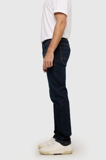 Image de Tall Hommes Jean MAC Ben Loose Fit Longueur L36 & L38 Pouces, dark blue vintage