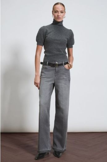 Picture of Tall Women Jeans Judy Wide Leg L34 & L37 Inch, steel grey