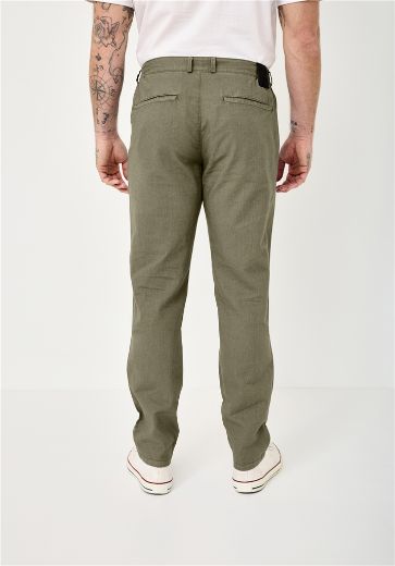 Bild von Tall Herren Leinen Baumwoll Chinohosen Halifax L36 & L38 Inch
