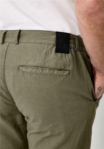 Bild von Tall Herren Leinen Baumwoll Chinohosen Halifax L36 & L38 Inch