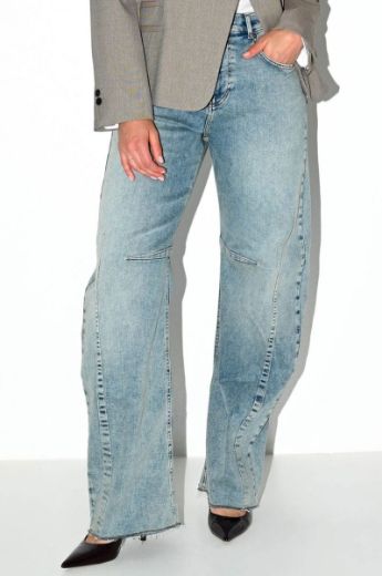 Bild von Tall Damen Jeans Bosley Barrel Straight L36 Inch, meso blue
