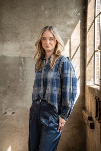 Bild von Tall Damen Bluse Tilde Baumwoll Karo