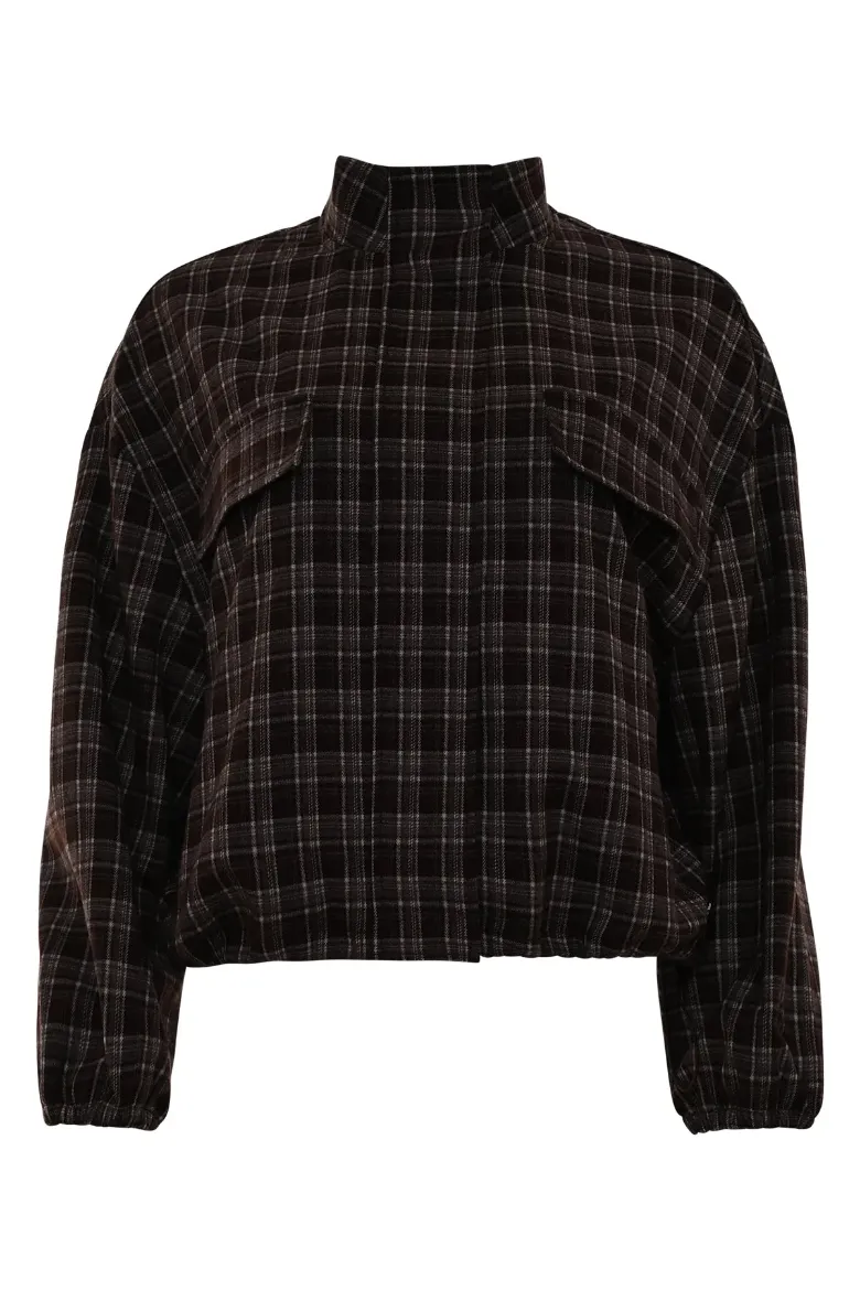 Bild von Tall Damen Übergangs Jacke Vairan Karo