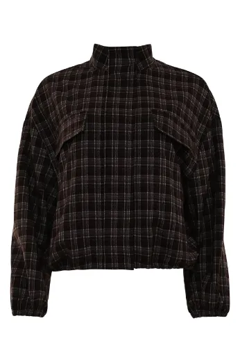 Bild von Tall Damen Übergangs Jacke Vairan Karo