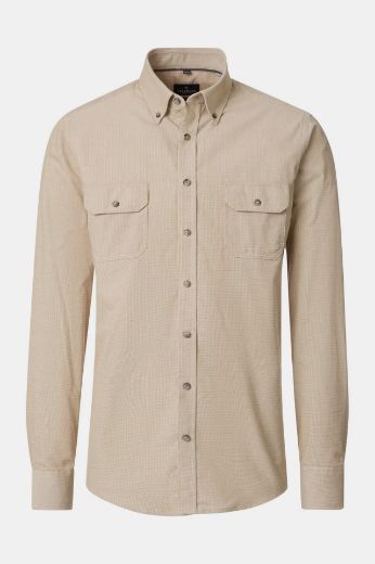 Bild von Tall Herren Hemd Casual Fit Ärmellänge 72 cm, Cord Samtig