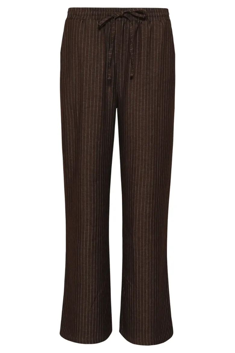 Image de Tall Femmes Pantalon, coupe large, à fines rayures, 37 pouces