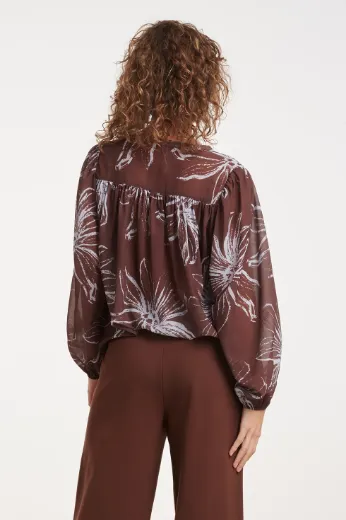 Picture of Tall Women Tunica Blouse V Neck