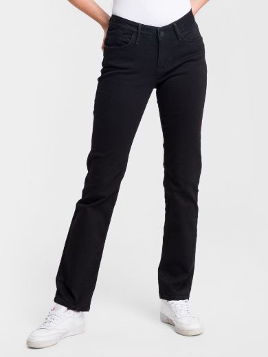 Bild von Tall Damen Jeans Rose Straight Fit L34 & L36 Inch, black