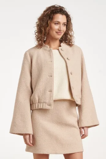 Bild von Tall Damen Jacke Stehkragen