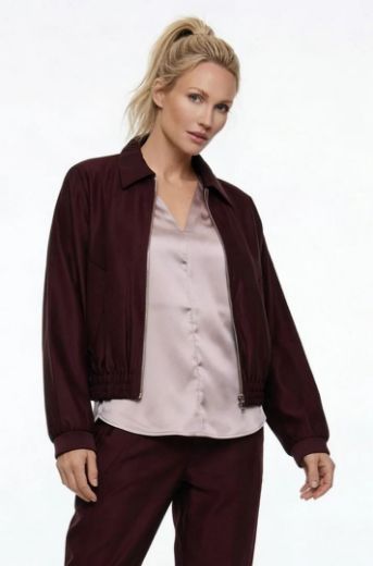 Picture of Tall Women Jacket Simmy Cabarnet Extra Long