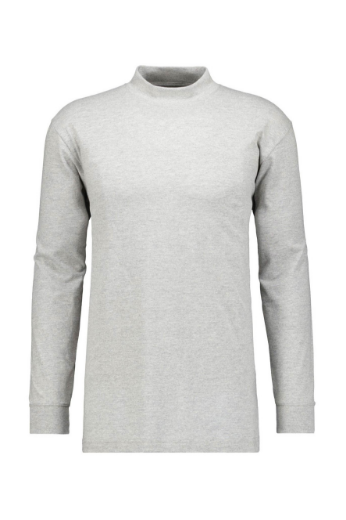 Bild von Tall Herren Langarm Shirt Stehkragen