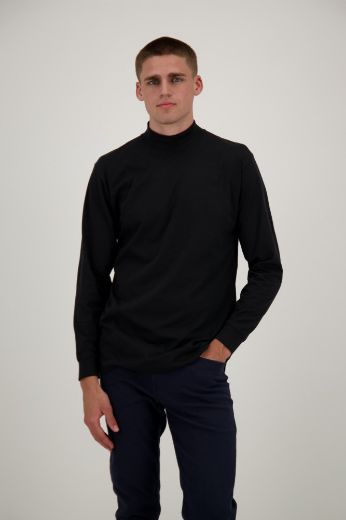 Bild von Tall Herren Langarm Shirt Stehkragen