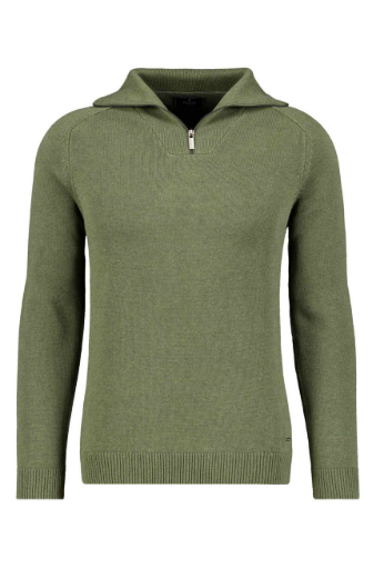 Bild von Tall Herren Strickpullover Troyer