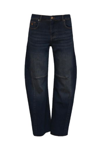 Bild von Tall Damen Jeans Bosley Barrel Straight L34 & L36 Inch, worn indigo