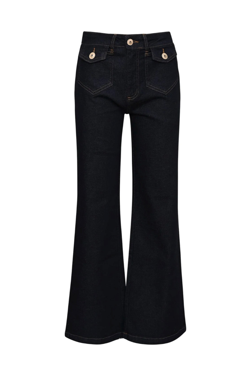 Picture of Tall Women Jeans Bobby Semi Wide Fit L34 & L36 Inches, raw blue