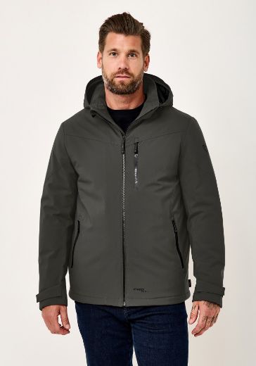 Bild von Tall Herren Jacke Len Gefüttert mit Kapuze