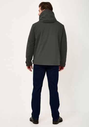 Bild von Tall Herren Jacke Len Gefüttert mit Kapuze